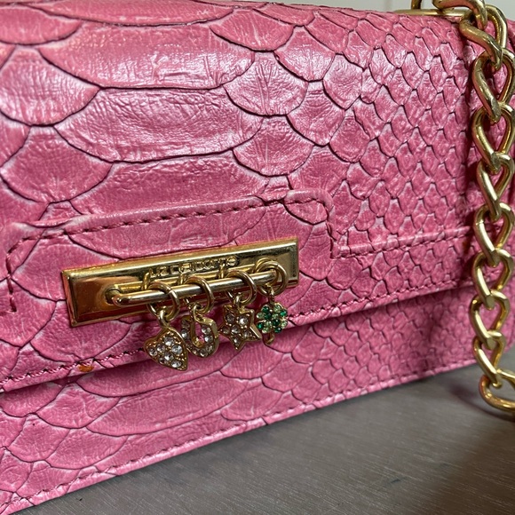 Liz Claiborne Lucky Charms Pink Croc/Alligator - Picture 4 of 10